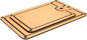 Cutting and Serving Fibre Wood Boards 2pc w/Silicone Feet