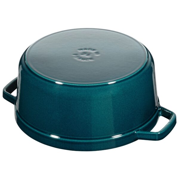 STAUB La Cocotte 3.7 L Cast Iron Round Cocotte, La-Mer - Image 3
