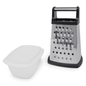 Grater With Lidded Catcher