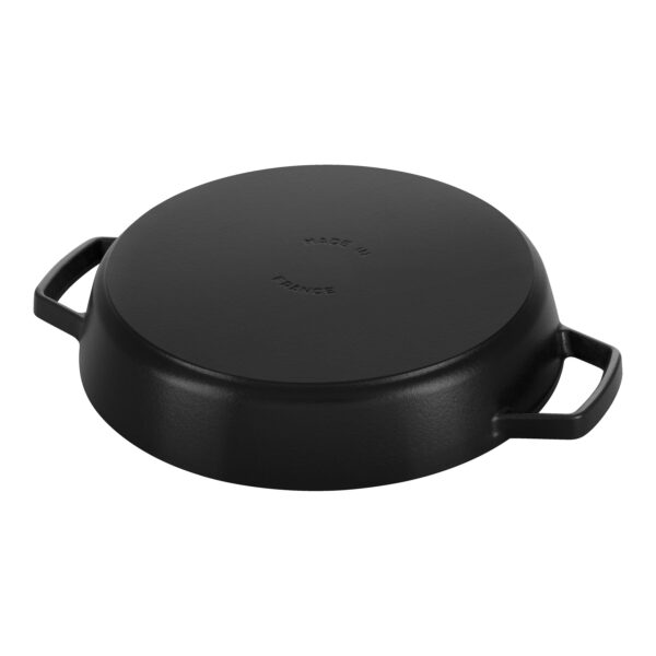 STAUB Pans 34 cm Cast Iron Double Handle Skillet, Black - Image 2