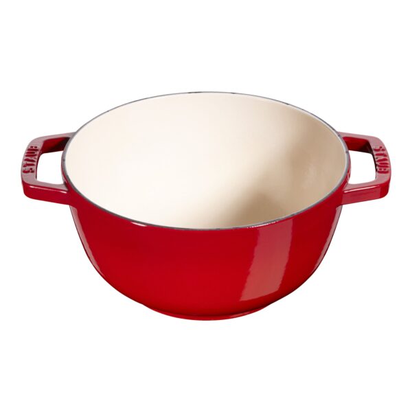 STAUB Specialties  Cast Iron Fondue Set, Cherry - Image 3