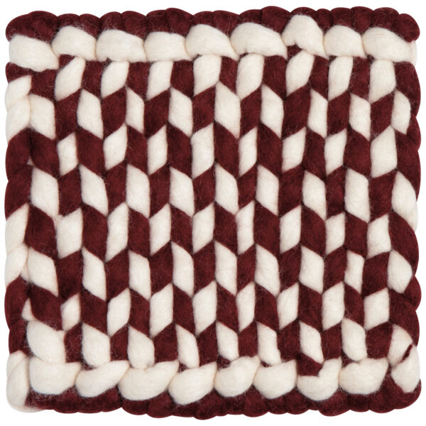 Braid Felt Wool Trivet
