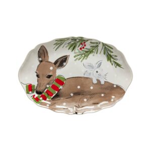 Deer Friends Small Platter