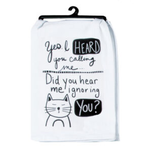 Heard You Flour Sack Tea Towel