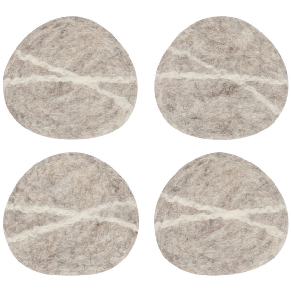 Striato Felt Coaster Set of 4