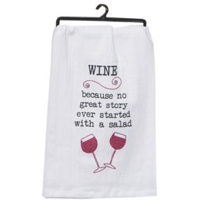 Wine Story Flour Sack Tea Towel