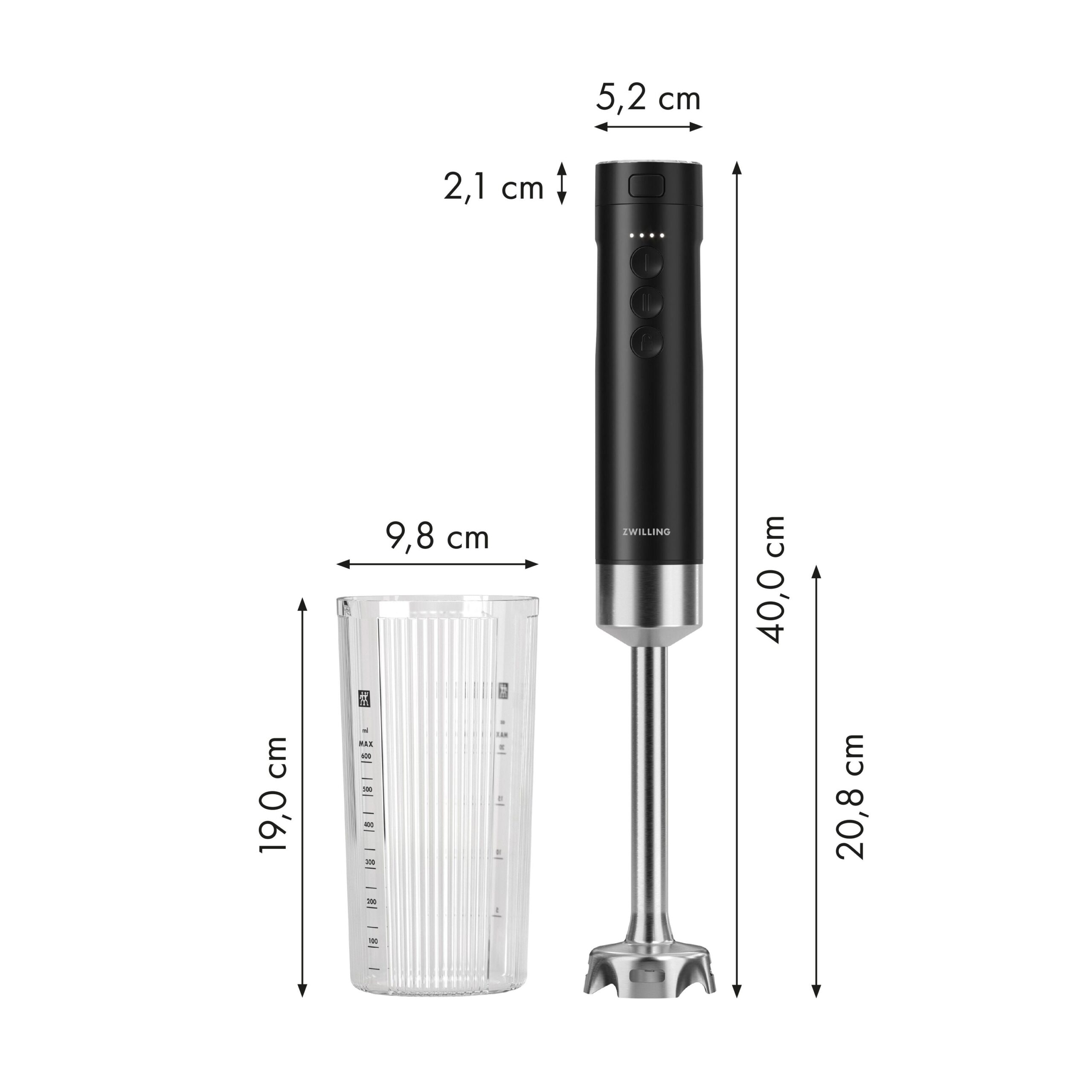 ZWILLING XTEND Cordless Hand Blender, Single Item Without Battery - Image 4