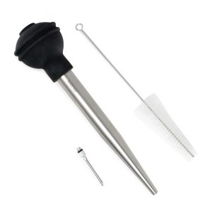 NORPRO S/S Baster With Needle And Brush S/3
