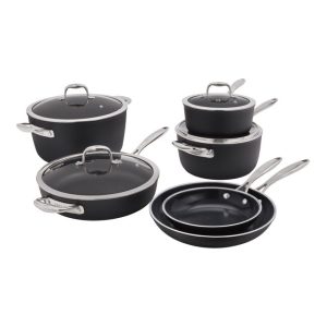 ZWILLING Forte Plus Cookware set, 10 Piece, aluminum, Ceramic Titanium