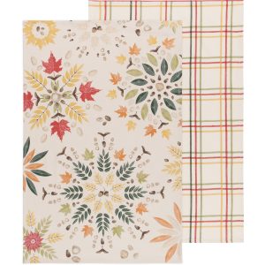Fall Foliage Dishtowels Set of 2