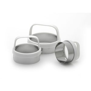 NORPRO Plain Biscuit/Cookie Cutter Set of 3