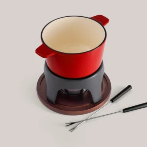 Sierra 3-in-1 Cast Iron Fondue Set